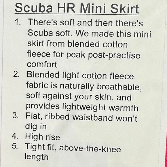 Lululemon Pink Mini Scuba Skirt XS - Picture 3 of 3